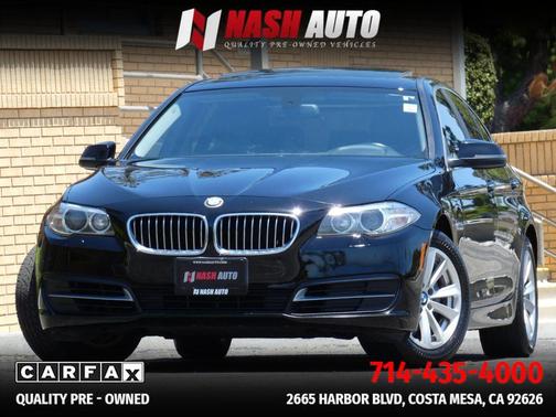 Black 2014 BMW 528 528i Sedan 4D
