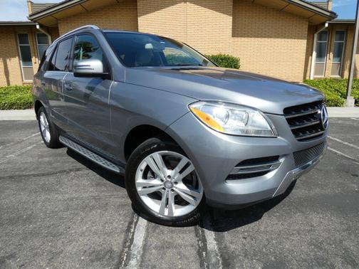 Steel Gray Metallic 2015 Mercedes-Benz M-Class ML 350 Sport Utility 4D