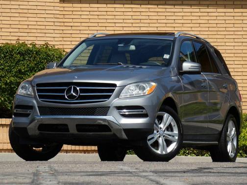 Steel Gray Metallic 2015 Mercedes-Benz M-Class ML 350 Sport Utility 4D