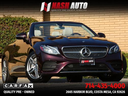 2019 Mercedes-Benz E-Class E 450 Cabriolet 2D