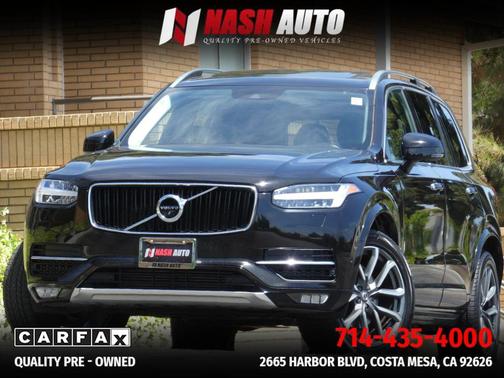 Onyx Black Metallic 2018 Volvo XC90 T6 Momentum