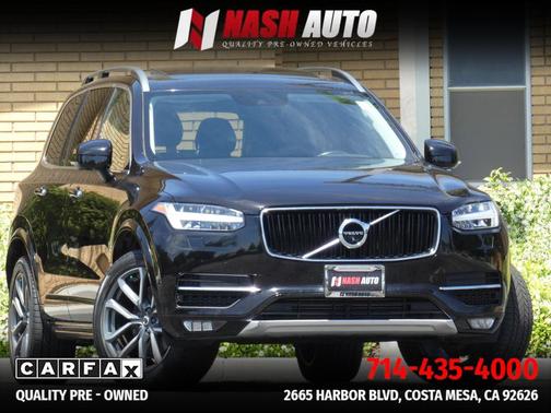 Onyx Black Metallic 2018 Volvo XC90 T6 Momentum