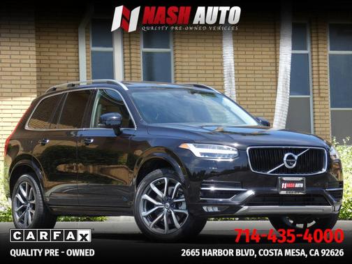Onyx Black Metallic 2018 Volvo XC90 T6 Momentum