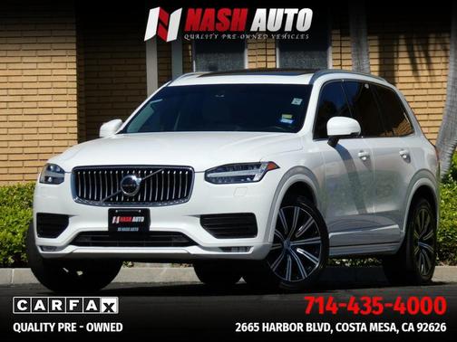 White 2020 Volvo XC90 T6 Momentum