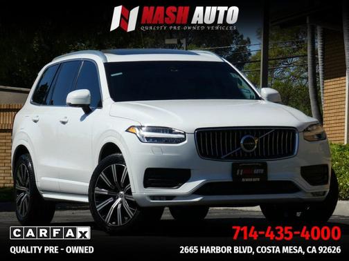 White 2020 Volvo XC90 T6 Momentum