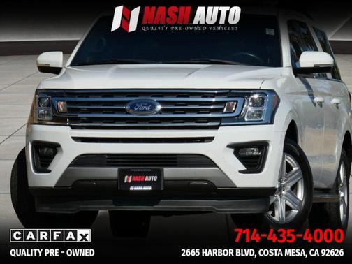 Oxford White 2020 Ford Expedition Max XLT