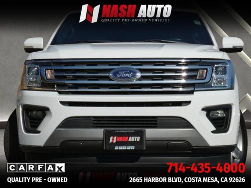 Oxford White 2020 Ford Expedition Max XLT