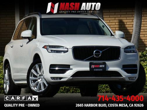 Ice White 2016 Volvo XC90 T6 Momentum