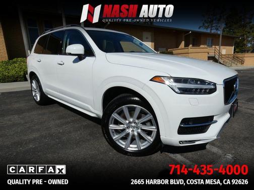 Ice White 2016 Volvo XC90 T6 Momentum