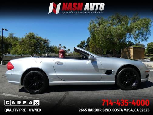 Silver 2006 Mercedes-Benz SL-Class SL 500 Roadster 2D