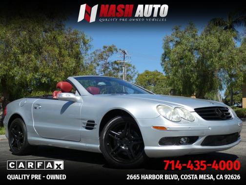 Silver 2006 Mercedes-Benz SL-Class SL 500 Roadster 2D