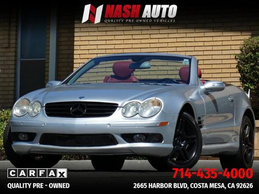 Silver 2006 Mercedes-Benz SL-Class SL 500 Roadster 2D