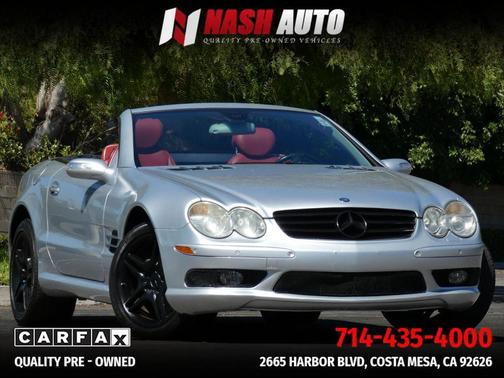 Silver 2006 Mercedes-Benz SL-Class SL 500 Roadster 2D
