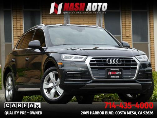 Gray 2018 Audi Q5 2.0T Tech Premium