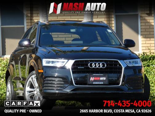 Black 2018 Audi Q3 2.0T Sport Premium