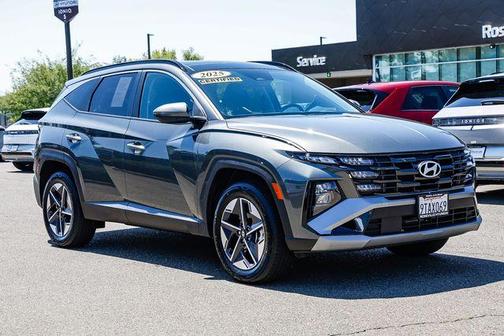 Amazon Gray 2025 Hyundai TUCSON Hybrid SEL Convenience