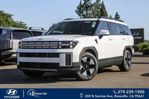 White 2026 Hyundai SANTA FE HEV SEL