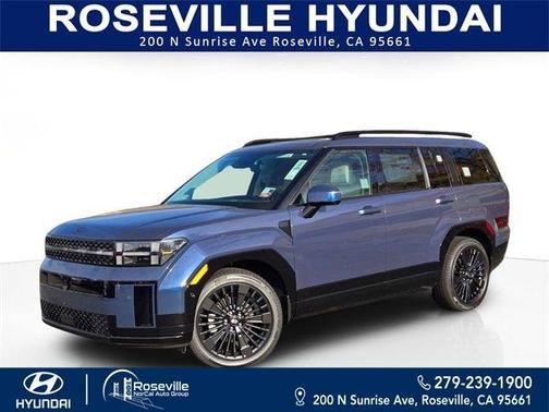 Atlantic Blue 2026 Hyundai SANTA FE HEV Calligraphy