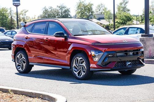 Red Metallic 2025 Hyundai KONA N Line