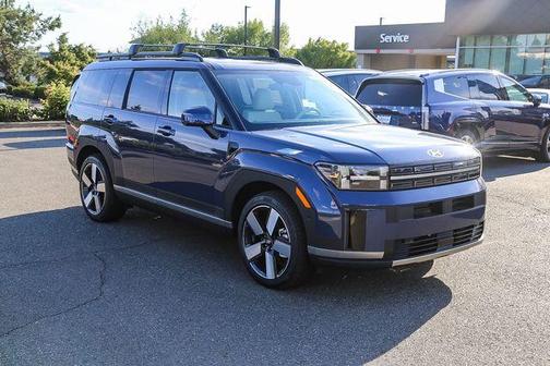 Atlantic Blue 2026 Hyundai SANTA FE HEV Limited