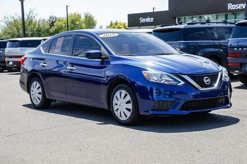 Deep Blue Pearl 2019 Nissan Sentra S