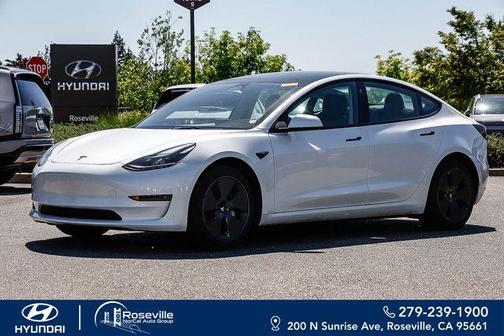 White 2023 Tesla Model 3 Base