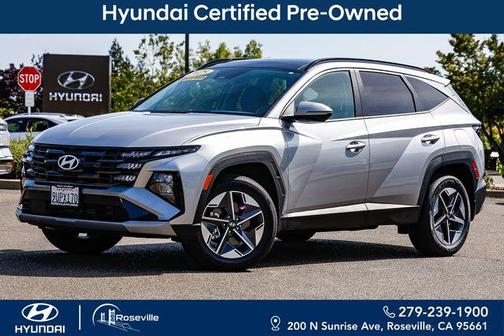 Shimmering Silver 2025 Hyundai TUCSON Hybrid SEL Convenience