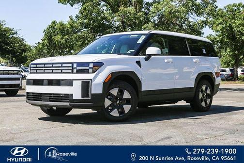 White 2026 Hyundai SANTA FE HEV SE