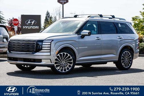 Silver Metallic 2026 Hyundai Palisade Hybrid Calligraphy