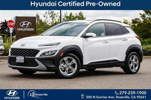 Lunar White 2023 Hyundai KONA SEL