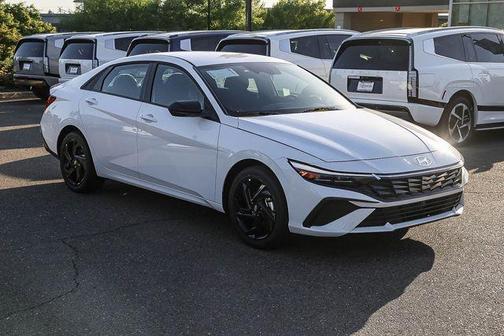 White 2026 Hyundai ELANTRA HEV SEL