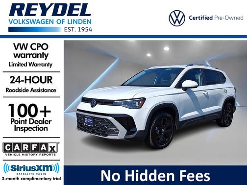 Pure White 2025 Volkswagen Taos 1.5T SE