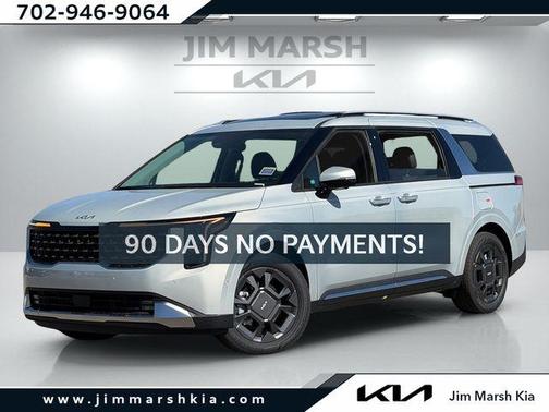 Ivory Silver 2026 Kia Carnival Hybrid SX