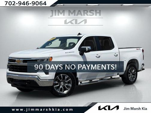 Summit White 2025 Chevrolet Silverado 1500 LT