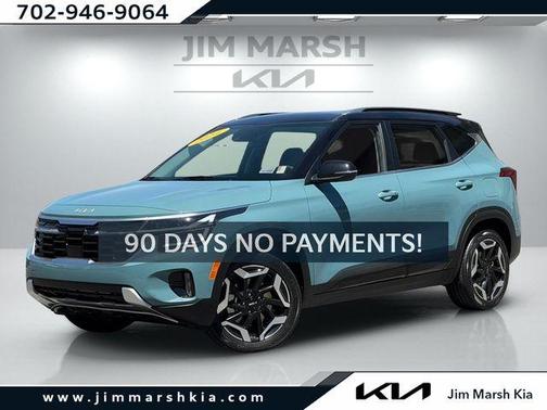 Blue Black 2024 Kia Seltos SX