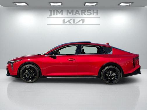 Currant Red 2025 Kia K4 GT-Line Turbo