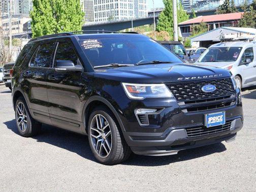 Shadow Black 2018 Ford Explorer Sport