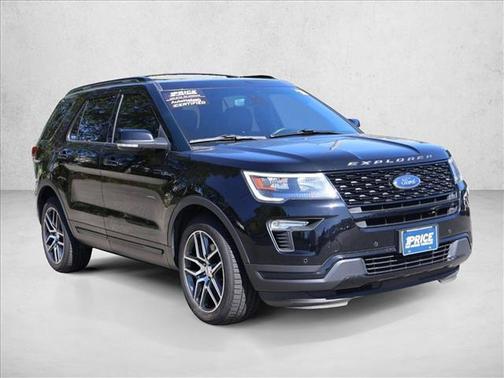 Shadow Black 2018 Ford Explorer Sport