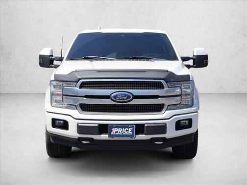 White Platinum Metallic Tri-Coat 2018 Ford F-150 Platinum