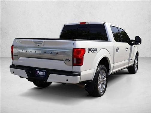 White Platinum Metallic Tri-Coat 2018 Ford F-150 Platinum