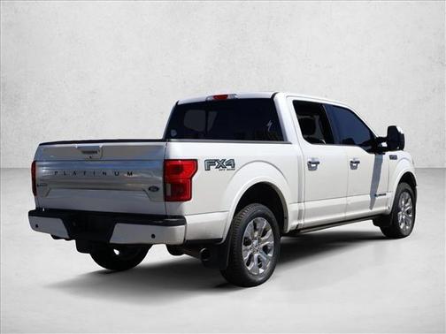 White Platinum Metallic Tri-Coat 2018 Ford F-150 Platinum