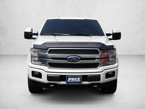 White Platinum Metallic Tri-Coat 2018 Ford F-150 Platinum