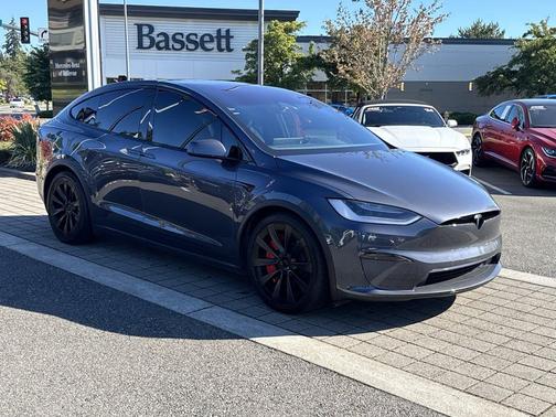 Silver/Gray 2023 Tesla Model X Plaid
