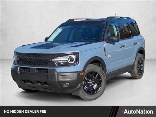 Azure Gray Metallic Tri-Coat 2025 Ford Bronco Sport Big Bend