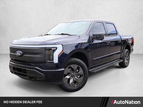Antimatter Blue Metallic 2024 Ford F-150 Lightning Flash