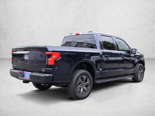 Antimatter Blue Metallic 2024 Ford F-150 Lightning Flash