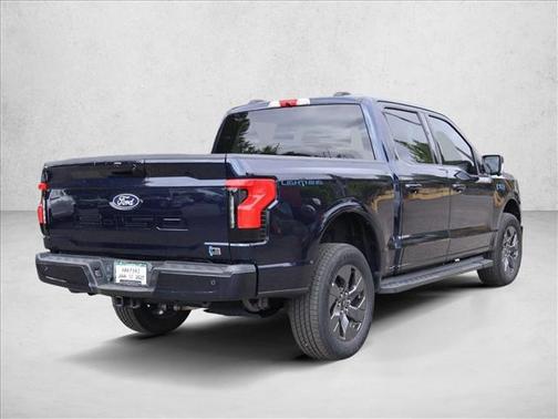 Antimatter Blue Metallic 2024 Ford F-150 Lightning Flash