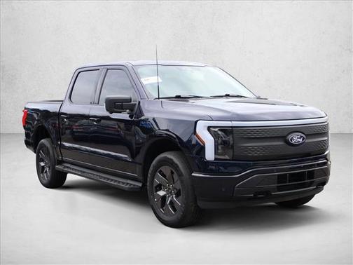 Antimatter Blue Metallic 2024 Ford F-150 Lightning Flash