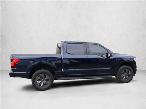 Antimatter Blue Metallic 2024 Ford F-150 Lightning Flash