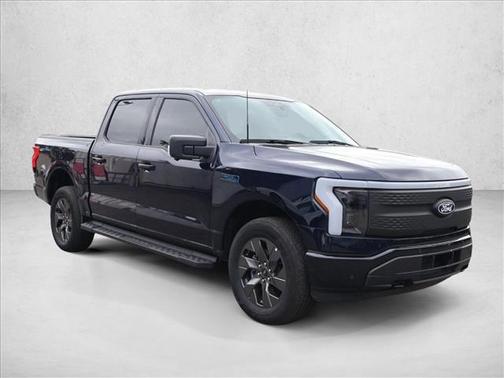 Antimatter Blue Metallic 2024 Ford F-150 Lightning Flash